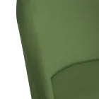 Sammetstol och metallram i olika utföranden - Penna Viadurini