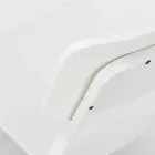 Modern designstol i trä och metall, Elmas, 4 stycken Viadurini