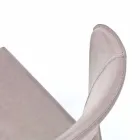 Moderna vardagsrum helt täckt av imiterat läder, Accadia, 4 stycken Viadurini