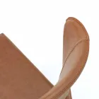 Moderna vardagsrum helt täckt av imiterat läder, Accadia, 4 stycken Viadurini