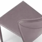 Moderna vardagsrum helt täckt av imiterat läder, Accadia, 4 stycken Viadurini