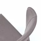 Moderna vardagsrum helt täckt av imiterat läder, Accadia, 4 stycken Viadurini