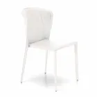 Moderna vardagsrum helt täckt av imiterat läder, Accadia, 4 stycken Viadurini