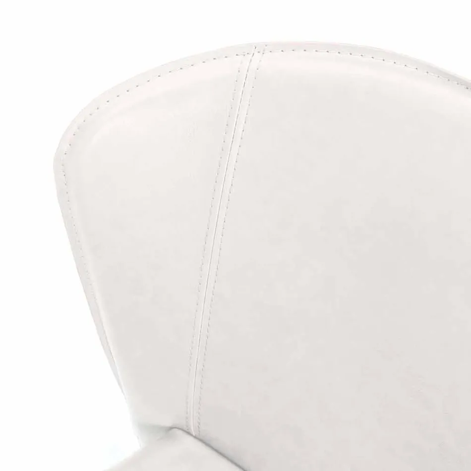 Moderna vardagsrum helt täckt av imiterat läder, Accadia, 4 stycken Viadurini