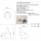 Luminous Child's Chair, uppladdningsbar RGBW Led, 2 stycken - Tino från Myyour Viadurini