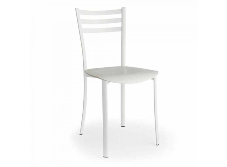 Modern stol med utbytbart säte i ekvirke i Italien - Ess Viadurini