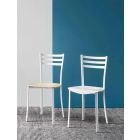 Modern stol med utbytbart säte i ekvirke i Italien - Ess Viadurini