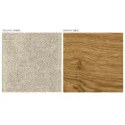 Modern vardagsrumsstol i olika tyger med träskal - Wolter Viadurini