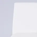 Modern vardagsrumsstol i ekologiskt läder och metall Tillverkad i Italien - Reka Viadurini