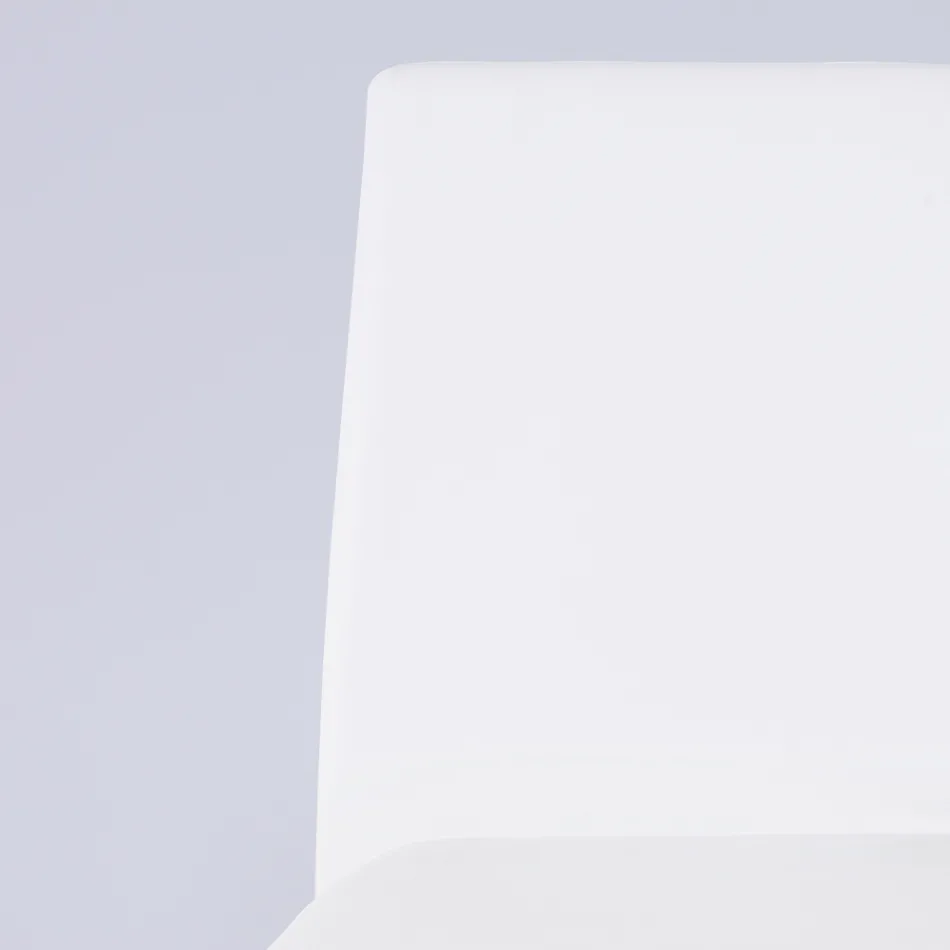 Modern vardagsrumsstol i ekologiskt läder och metall Tillverkad i Italien - Reka Viadurini