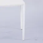 Modern vardagsrumsstol i ekologiskt läder och metall Tillverkad i Italien - Reka Viadurini