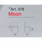 Moon modern eko-läderstol Viadurini