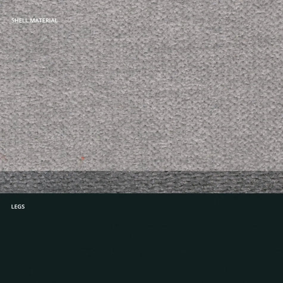 Modern stol i tyg och triangelben tillverkad i Italien, Oriella Viadurini