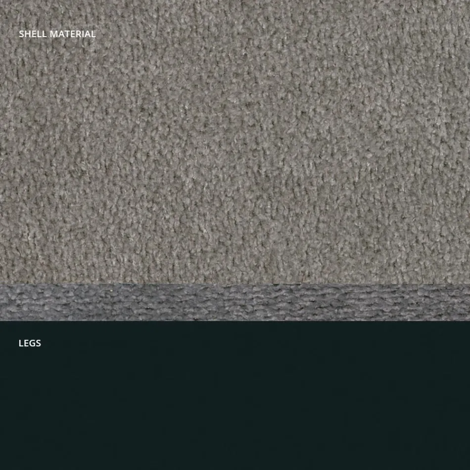 Modern stol i tyg och triangelben tillverkad i Italien, Oriella Viadurini