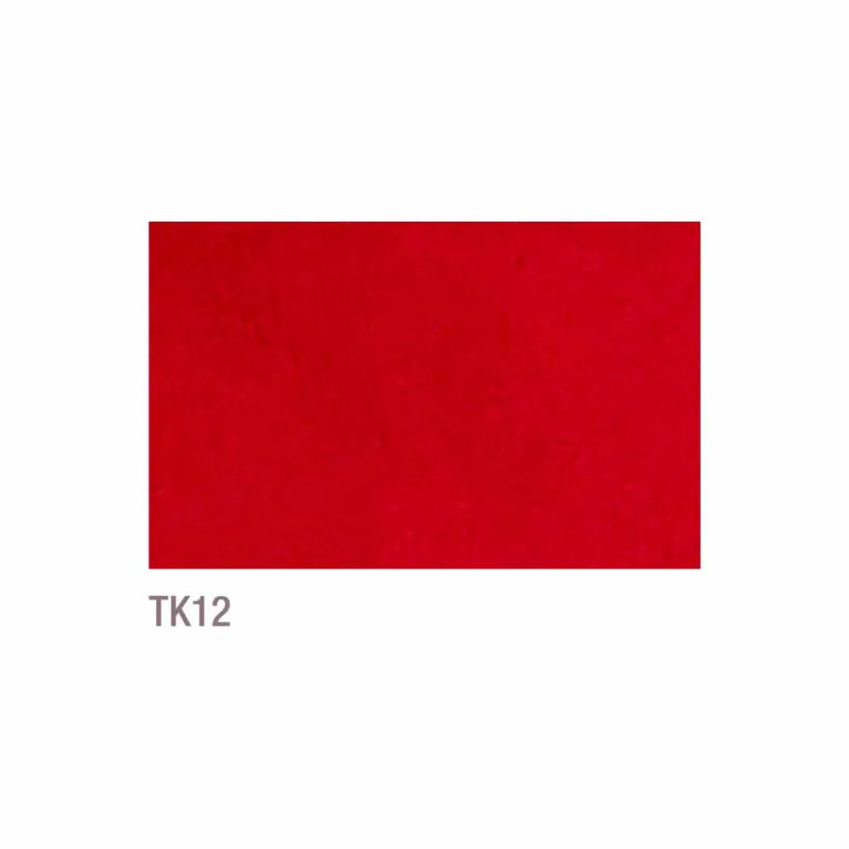 Moderna stol för matsal i röd Tecnofibra Almira Viadurini