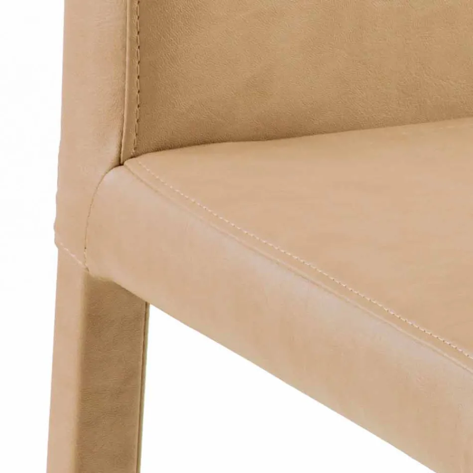 Jamila moderna matsalstol, handgjord i Italien Viadurini