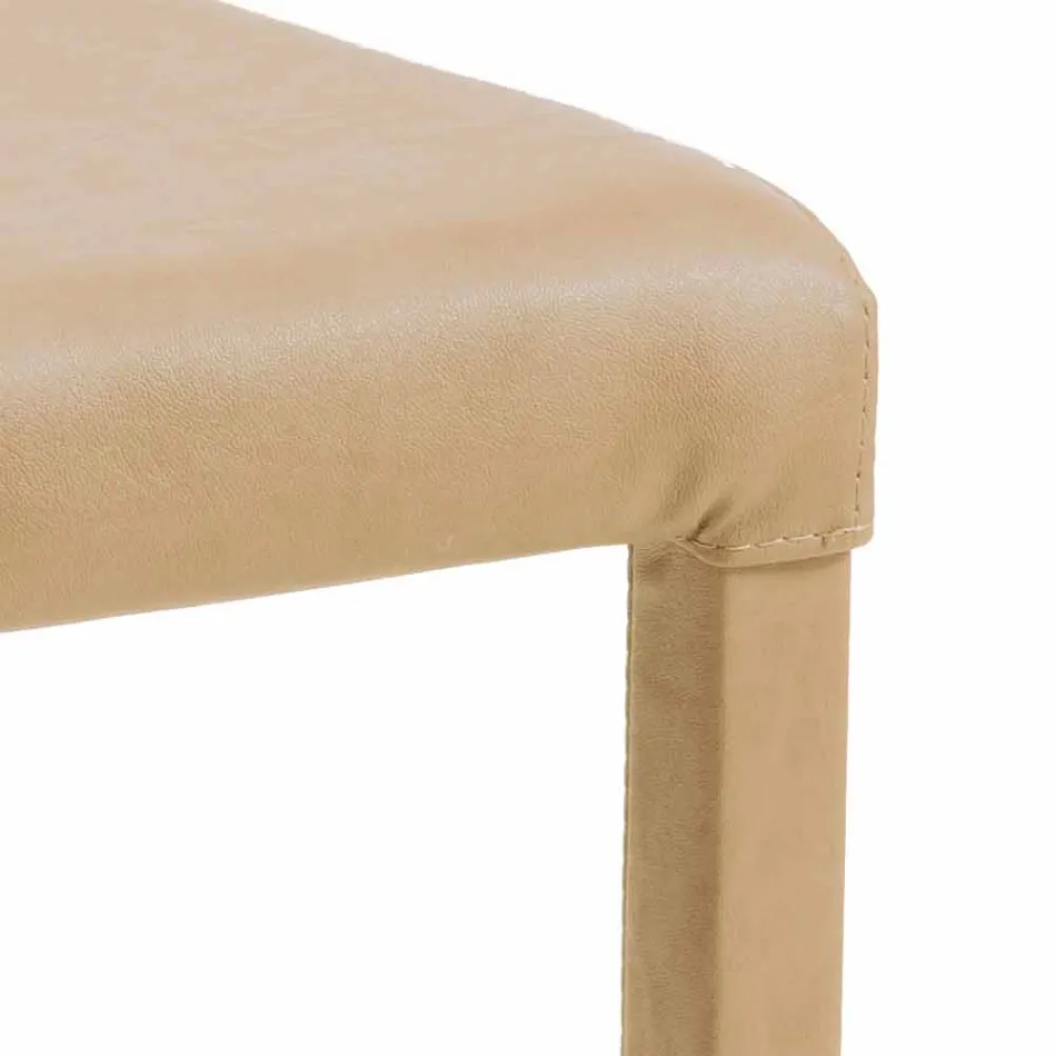 Jamila moderna matsalstol, handgjord i Italien Viadurini