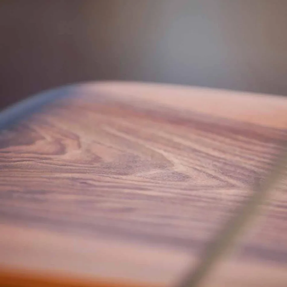 Handgjord matstol i trä och stål Tillverkad i Italien - Valencia Viadurini