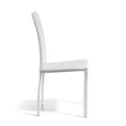 Designermatsalsstol klädd i läder Tillverkad i Italien - Sissy Viadurini