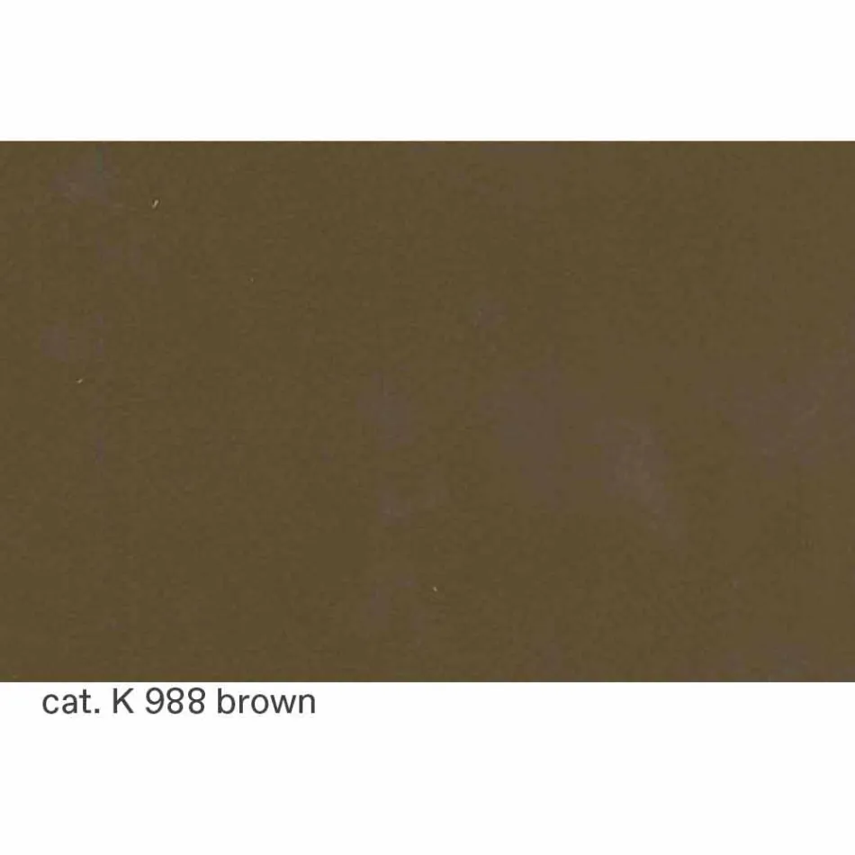 Matsalsstol i förkromat stål och läder Tillverkad i Italien - Beniamino Viadurini