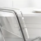 Matsalsstol i plexiglas tillverkad i Italien 2 delar - Charlotte Viadurini