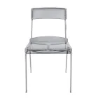 Matsalsstol i plexiglas tillverkad i Italien 2 delar - Charlotte Viadurini