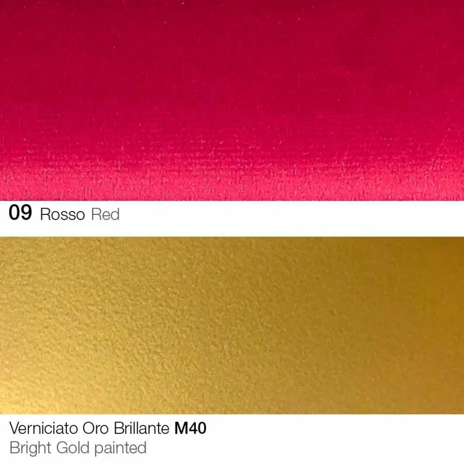 Tyg Matsalstol med guldben tillverkade i Italien - Marchesi Viadurini