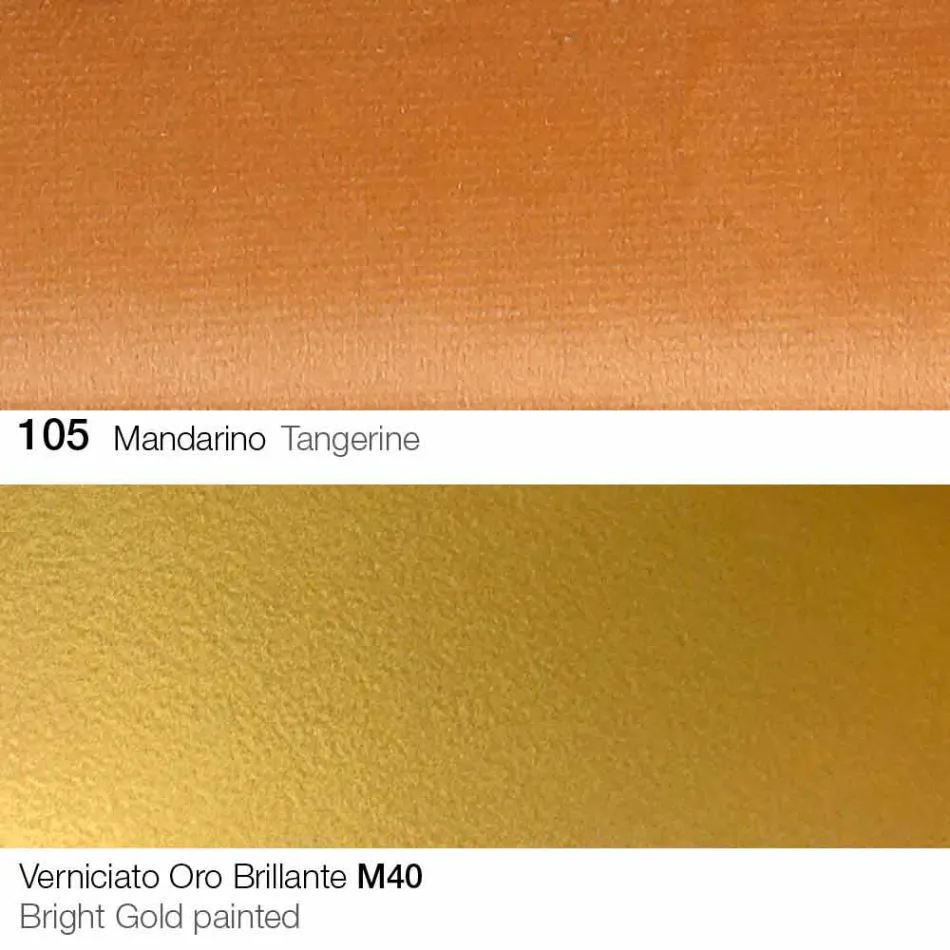 Tyg Matsalstol med guldben tillverkade i Italien - Marchesi Viadurini