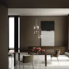 Matsalsstol klädd i Ecoleather Tillverkad i Italien - Giulia Viadurini