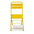 Hopfällbar trädgårdsstol helt i metall - Ribbon Viadurini