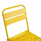 Hopfällbar trädgårdsstol helt i metall - Ribbon Viadurini