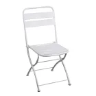 Hopfällbar trädgårdsstol helt i metall - Ribbon Viadurini