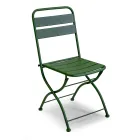 Hopfällbar trädgårdsstol helt i metall - Ribbon Viadurini