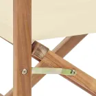 Regissörsstol i Acacia Wood of Outdoor Design for Garden - Roxen Viadurini