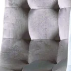 Fläckbeständig matstol med sammet, 4 delar - Kylie Viadurini