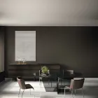 Matsalsstol med sits klädd i läder Tillverkad i Italien - Giulia Viadurini