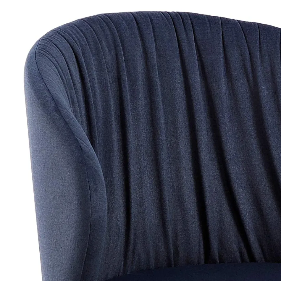 Matsalsstol i elegant modernt designtyg - Reginaldo Viadurini