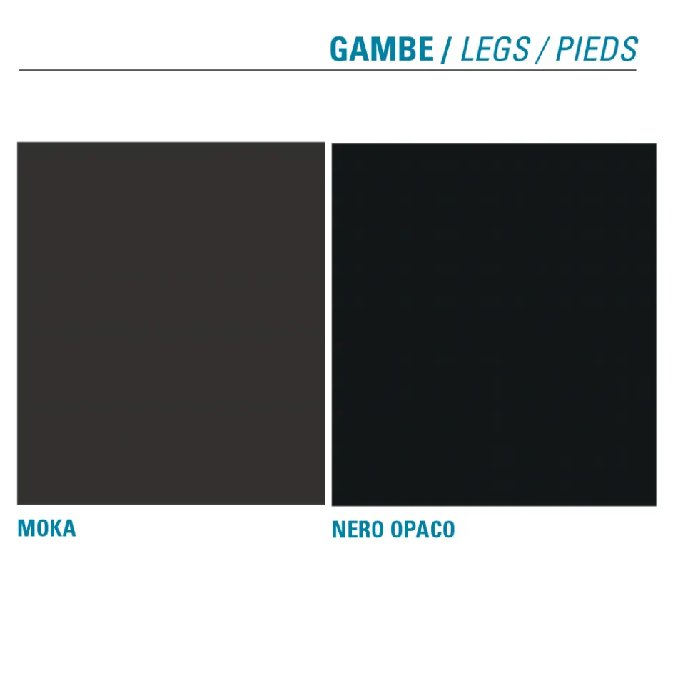 Matsalsstolsittande i mikrofiber Tillverkad i Italien, 2 delar - Camelia Viadurini