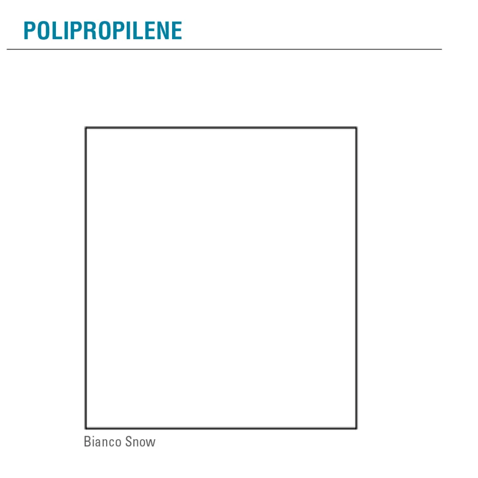 Vardagsrumsstol i trä och polypropen Tillverkad i Italien, 4 delar - Marbella Viadurini