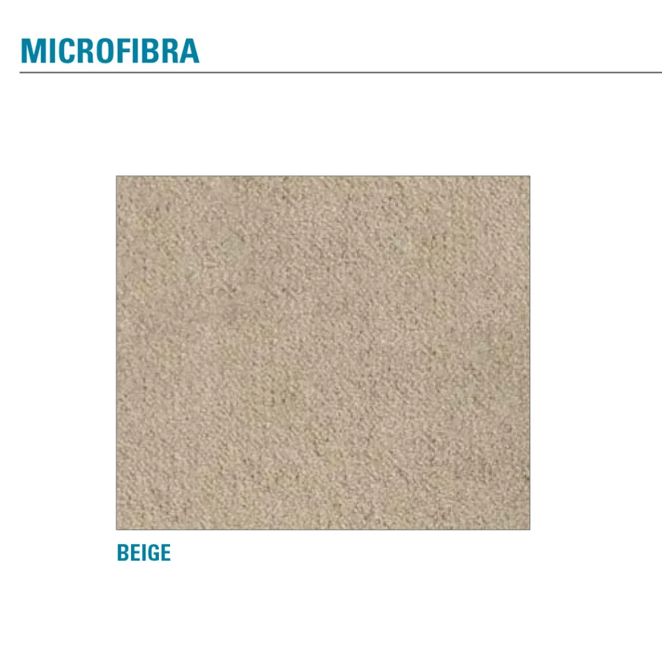 Vardagsstol i metall och mikrofibersits tillverkad i Italien, 2 delar - Fabiola Viadurini