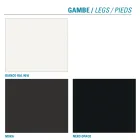 Vardagsstol i metall och mikrofibersits tillverkad i Italien, 2 delar - Fabiola Viadurini