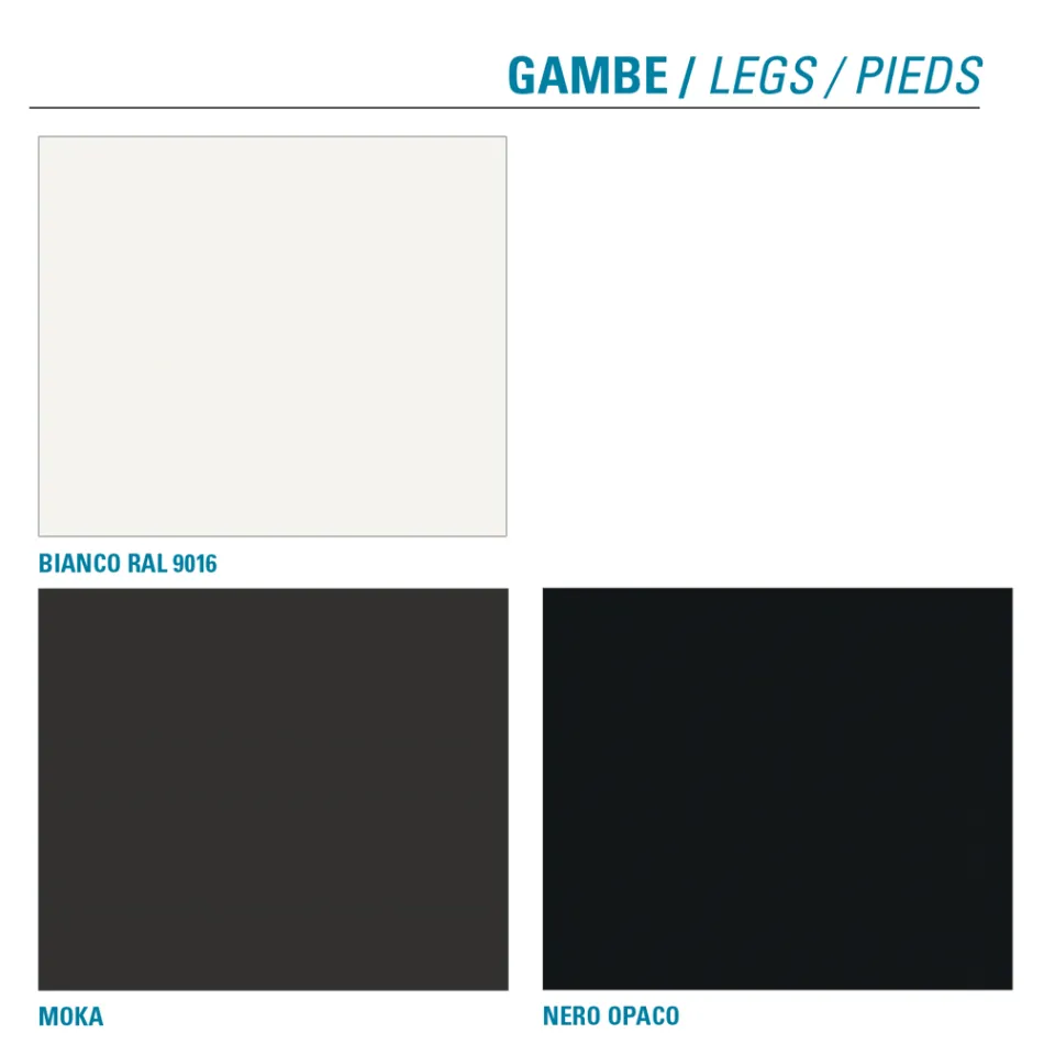 Vardagsstol i metall och mikrofibersits tillverkad i Italien, 2 delar - Fabiola Viadurini