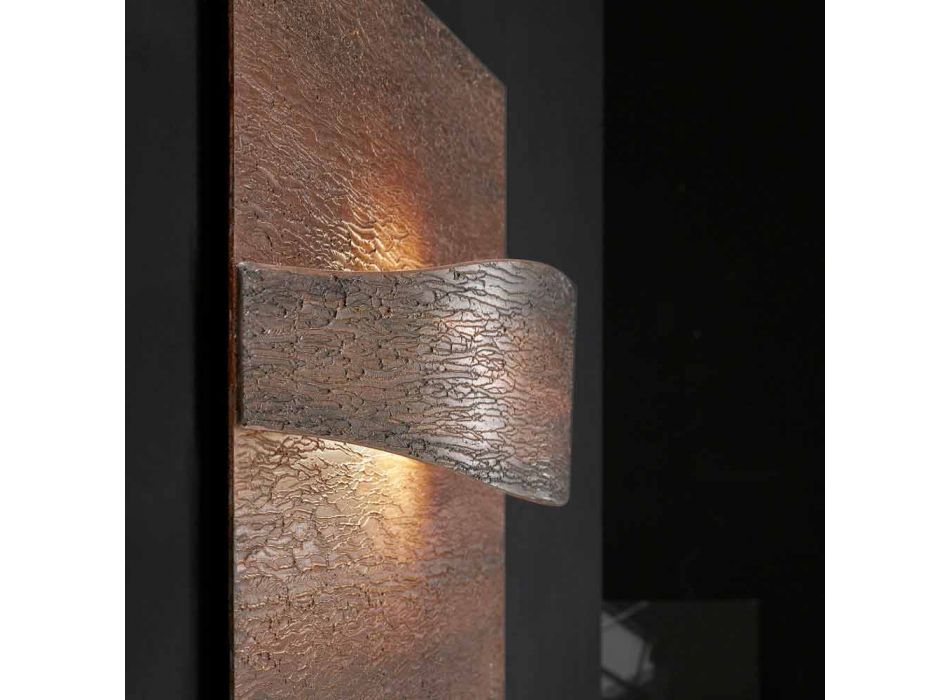 Selene Art &amp; Light skans med strukturerad paneler 140xH75 cm Viadurini