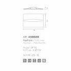 Selene Art &amp; Light applikationer med handgjorda texture paneler Viadurini