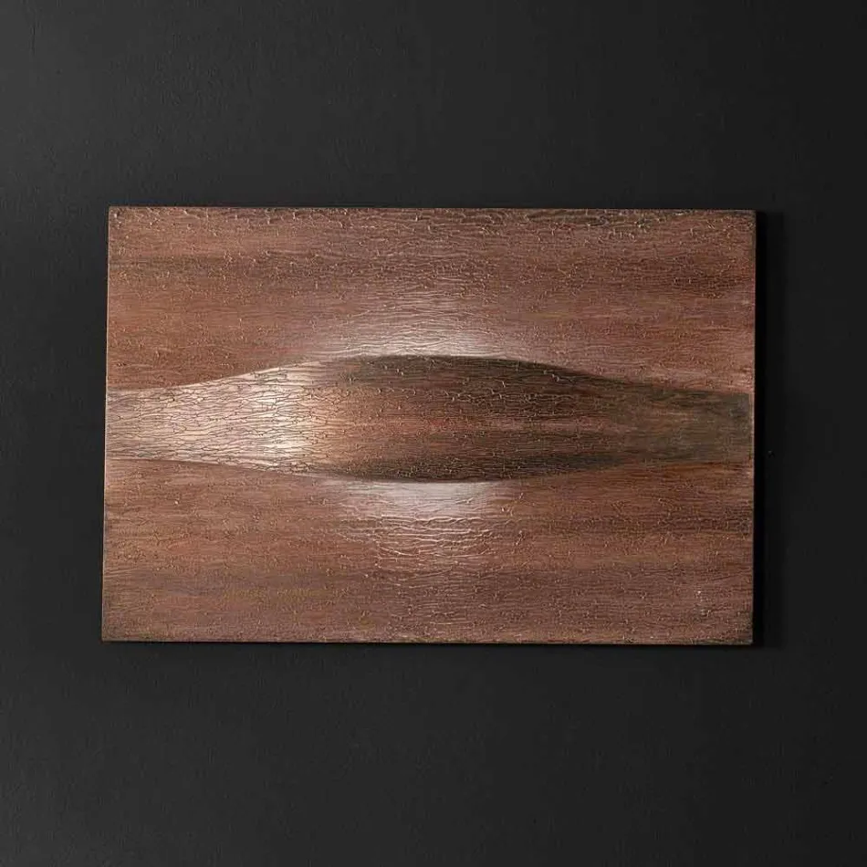 Selene Art &amp; Light applikationer med handgjorda texture paneler Viadurini