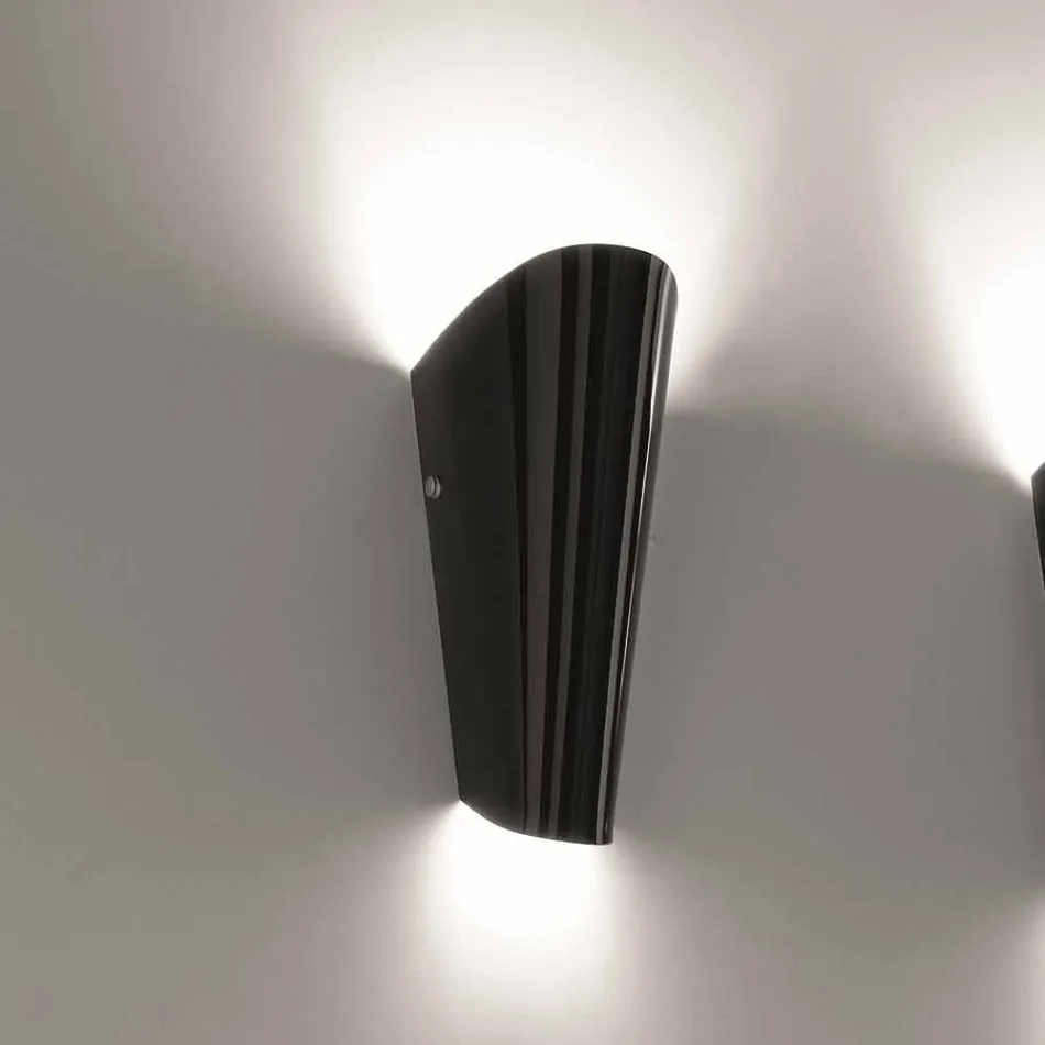 Selene Bloom applique glas handgjord i Italien 12x11 H 28 cm Viadurini