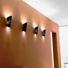 Selene Bloom applique glas handgjord i Italien 12x11 H 28 cm Viadurini