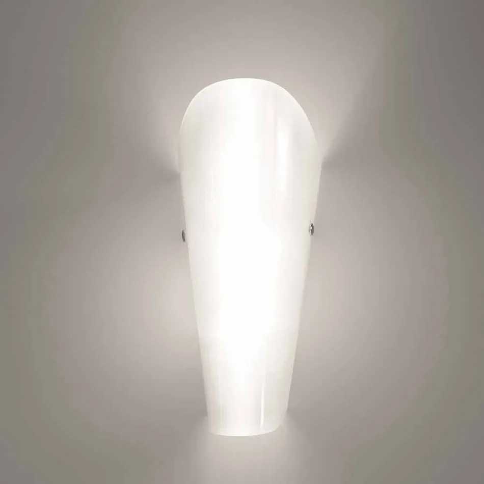 Selene Bloom applique glas handgjord i Italien 12x11 H 28 cm Viadurini