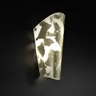 Selene Bloom applikationer glas handgjorda i Italien 12x11 H28cm Viadurini