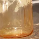 Selene bossanova bordslampa Ø10 H 26cm i bärnstensfärgade blåst glas Viadurini